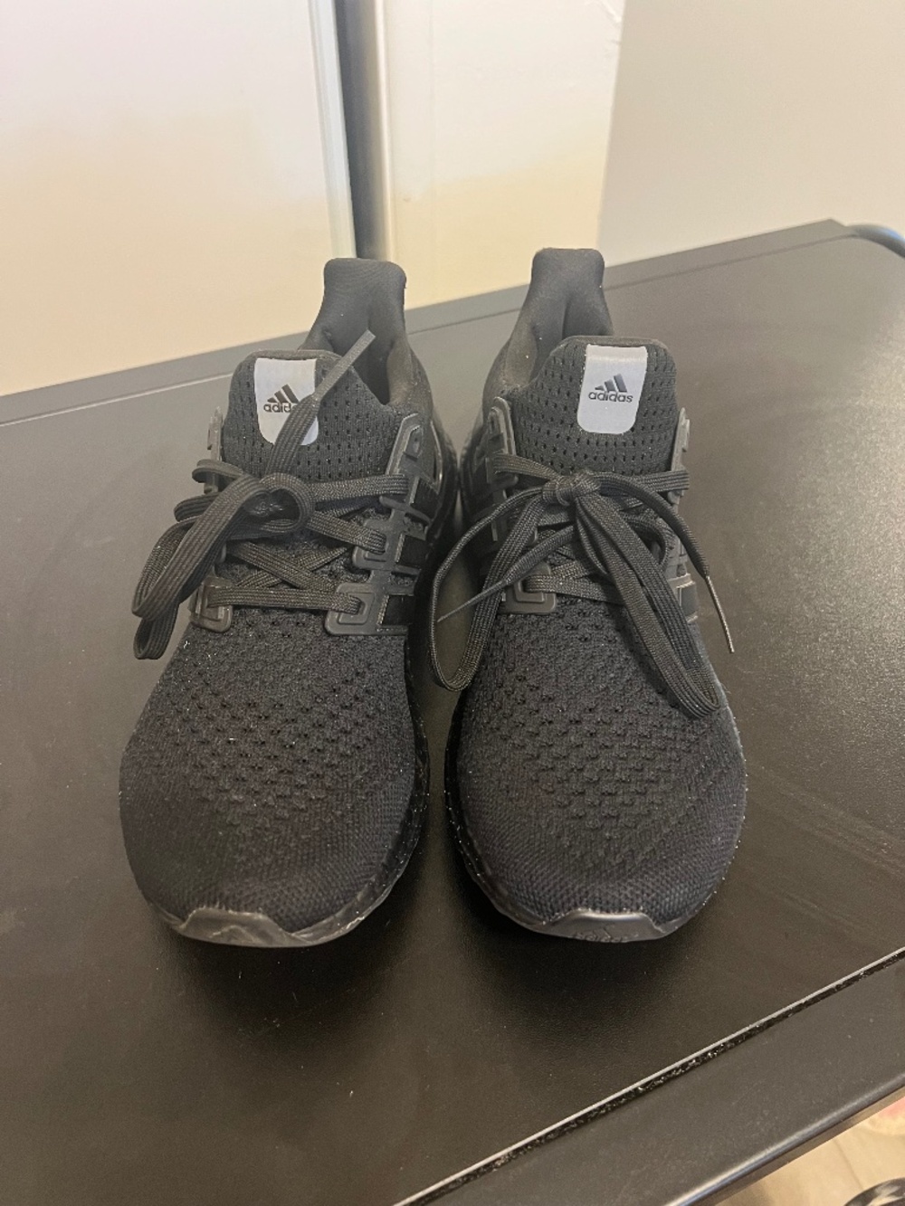 Black adidas ultra boost women’s sneakers